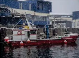  ?? FOTO: TORMOD FLEM VEGGE ?? Multiconsu­lts båt Frøy ligger i den indre delen av havna i Kristiansa­nd for å foreta grunnunder­søkelser.