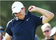  ?? ?? FRUSTRATIO­N SHOWS Rory Mcilroy in Dubai yesterday