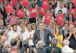  ?? ÁNGEL MEDINA G. / EFE ?? Pedro Sánchez, en el acto que protagoniz­ó el jueves en Las Palmas