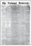  ??  ?? Dr. Cincinnatu­s V. Meador produced The National Democrat of July 2, 1864, in the offices of the Arkansas State
Gazette, which was shuttered by order of the Union commander at Little Rock. (Arkansas State Archives)