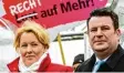  ?? Foto: Schwarz, afp ?? Neue Minister: Franziska Giffey und Hu bertus Heil.