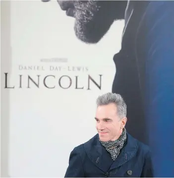  ?? EDUARDO DIEGUEZ / AFP / GETTY IMAGES ?? Daniel Day-Lewis, one of the most acclaimed performers of his generation, has announced he is retiring from acting, although he has not appeared in a movie since 2012’s Lincoln.