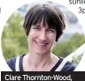  ??  ?? Clare Thornton-Wood, spokespers­on for British Dietetic Associatio­n