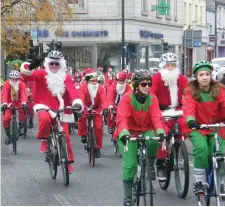  ??  ?? The Innisfree Wheelers Santa Cycle is taking place this Sunday.
