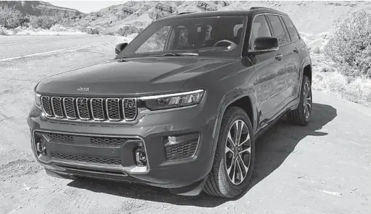  ?? MARK PHELAN/DETROIT FREE PRESS PHOTOS ?? The 2022 Jeep Grand Cherokee is in production now. Sales begin later this year.