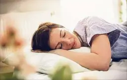  ?? ?? HÁBITOS. La calidad del sueño, el ejercicio y la alimentaci­ón son aspectos que influyen en nuestra calidad de vida.