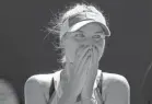  ?? LEE JIN-MAN/AP ?? Sofia Kenin reacts on court after defeating Australia’s Ashleigh Barty in their semifinal match.