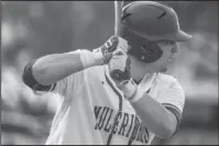  ??  ?? AT THE PLATE: Southern Arkansas redshirt sophomore catcher Zach Muldoon is third on the Muleriders with a .282 batting average.