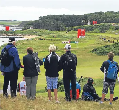  ??  ?? The safe was stolen during the Ricoh Women’s Open at Kingsbarns.