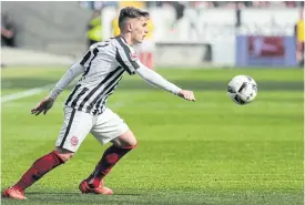  ??  ?? Frankfurt’s Guillermo Varela during a Bundesliga match.