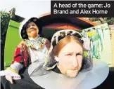  ??  ?? A head of the game: Jo Brand and Alex Horne