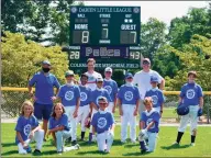  ??  ?? The Royal Blue team — Michael Kniffin, front, left, Pierce Brawley, Will Panda, and Shane Piasecki; Oliver Lefkowitz, back, left, Raam Krishnan, Liam Bortel, Jamie Charney, Rowan Stewart, Alexander Rentz, and Brady Harwick; Coaches included Jake Piasecki, back, left, Noah Charney and manager Chris Harwick. Players not pictured: Owen Craig, Andrew Hershey