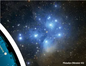  ??  ?? Pleiades (Messier 45)