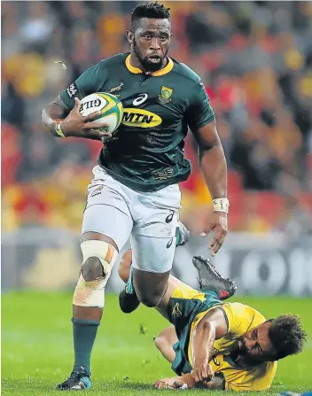 ?? Picture: Chris Hyde/GETTY IMAGES ?? LEADER: Siya Kolisi, South Africa captain, will be hoping to guide his team to victory over the French in Paris on Saturday, after a narrow loss to England last Saturday.