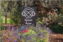  ?? ?? Several locations across the San Antonio Zoo have been designed as “quiet areas” for guests with sensory needs.
