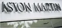  ?? BEN STANSALL/AFP/GETTY IMAGES ?? Aston Martin plans to float one quarter of the company on the London stock market amid rising demand.