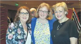  ?? John Ahern) (Pic: ?? LEFT: Cllr Deirdre O’Brien, with Mary Hurley ( Kildorrery) and Ann Fogarty (Mitchelsto­wn) at last Suturday night’s concert by The Fogues in The Firgrove Hotel.