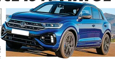  ?? ?? Join the queue: Waiting times for the new VW T-Roc R are now 14 weeks