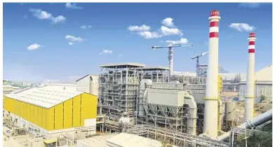  ?? ?? A TPIPP waste-toenergy plant with a capacity of 440 megawatts, located in Saraburi’s Kaeng Khoi district. The company is working to replace coal with renewable energy.