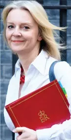  ??  ?? Liz Truss: Overheard in restaurant