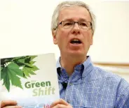  ?? JAMES MACLENNAN THE CANADIAN PRESS FILE PHOTO ?? Former Liberal leader Stéphane Dion, seen in Edmonton in 2008, promoted a series of policies known as the Green Shift, but led the party to defeat in the 2008 federal election.