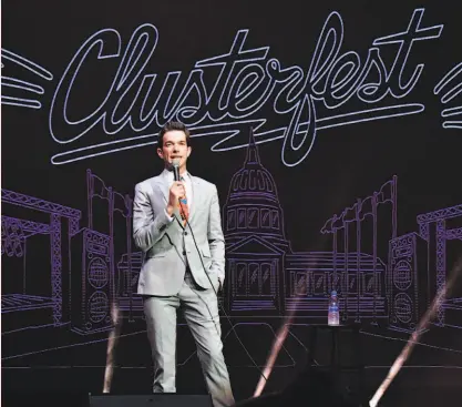  ?? Jeff Kravitz / FilmMagic 2018 ?? John Mulaney, seen last year in a Clusterfes­t afternoon slot on the Bill Graham Stage, is back as a headliner for the festival’s third year in San Francisco.