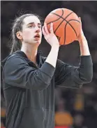  ?? JEFFREY BECKER/USA TODAY SPORTS ?? Caitlin Clark finished her career at Iowa as the NCAA’s all-time leading scorer.