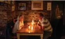  ?? The Guardian ?? Two customers of the Masons Arms enjoy the atmosphere. Photograph: Jim Wileman/