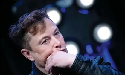  ?? Photograph: Brendan Smialowski/AFP via Getty Images ?? Elon Musk referred to shelter-in-place orders as ‘forcibly imprisonin­g people in their own homes’.