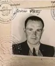  ?? Foto: dpa ?? Das Foto Jakiv Palijs auf dem US Visum Ende der 40er Jahre.