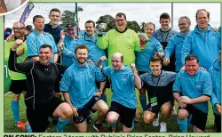  ??  ?? ON SONG: Eastern 3 team with Dublin’s Brian Fenton, Brian Howard, Jack McCaffrey, Eoin Murchan; Jake Carter (inset) at Opening Ceremony