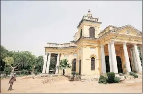  ?? Amit Mehra ?? Delhi’s oldest church, St. James, is also undergoing renovation work at Kashmere Gate. Built in 1836, the church is listed as Grade-i under the North MCD.