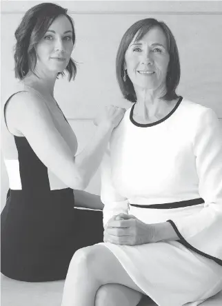  ?? CHRIS YOUNG/THE CANADIAN PRESS ?? Lorinda Stewart, right, and daughter Amanda Lindhout are promoting Stewart’s book One Day Closer, Stewart’s account of her quest to bring her daughter home after her kidnapping.