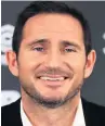  ??  ?? BRAVE Frank Lampard