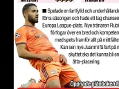  ??  ?? Öppnade plånboken för Fekir.