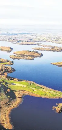  ??  ?? Lake placid: The stunning Lough Erne Resort and, above, the hotel’s spa and Catalina Restaurant