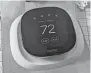  ?? DAVE ELLERBY/REVIEWED ?? This smart thermostat is equipped to control lots of systems in your home, beyond the HVAC basics.