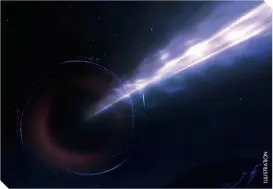  ??  ?? Massive attack : a gamma-ray burst is far brighter than a normal supernova