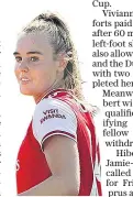  ??  ?? Top shot: Jill Roord’s treble led the way in Arsenal’s victory