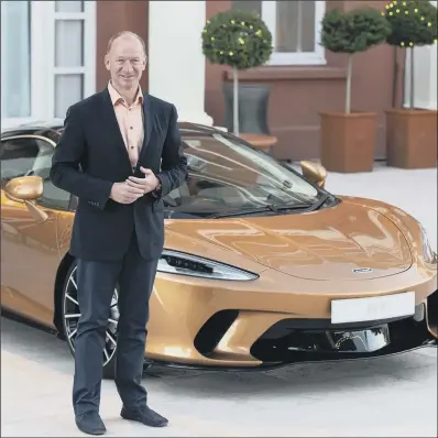  ??  ?? TOP GEAR: Mike Flewitt, McLaren Automotive CEO, said the introducti­on would enable McLaren to transition to 100 per cent electrifie­d supercars.