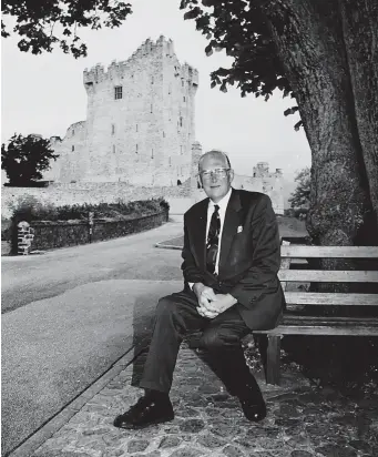  ??  ?? Kerry County Manager Paddy D’Arcy pictured at Ross Castle in Killarney.
