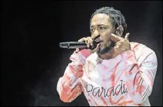  ??  ?? Kendrick Lamar, shown at the 2016 Austin City Limits Festival, brings “The Damn. Tour” to town this summer.