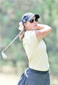  ?? — AFP photo ?? Jennifer Kupcho is looking forward to being among one of the first women golfers to compete on Augusta National this weekend.