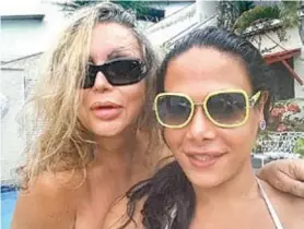  ??  ?? Alessandra (E) e Nayara foram baleadas em Campo Grande, ontem