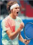  ??  ?? Alexander Zverev.