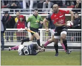  ?? (Photos Patrick Blanchard) ?? Si le Stade Français est aujourd’hui à terre, le RCT lui, semble reparti pour vivre un printemps exaltant...