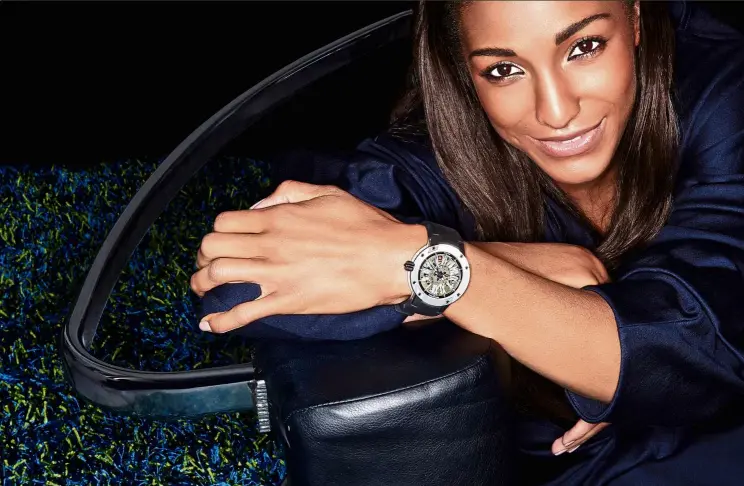  ?? — Photos: Richard Mille ?? Thiam is the first female athlete to become a Richard Mille ambassador.