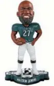  ??  ?? The Malcolm Jenkins Super Bowl bobblehead is part of the Philadelph­ia Eagles Super Bowl LII Champions bobblehead series.