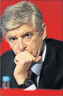  ?? Picture: GETTY IMAGES ?? ROUND No 2: Arsenal manager Arsene Wenger, whose contract expires at the end of the season, has hinted he could stay at Arsenal for four more years