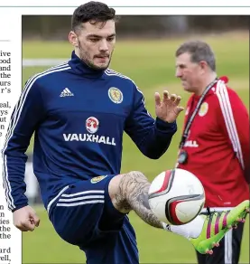  ??  ?? IN TONY WE TRUST: Scotland’s management team are content to rely on Watt after he was named as a squad replacemen­t for injured Leigh Griffiths